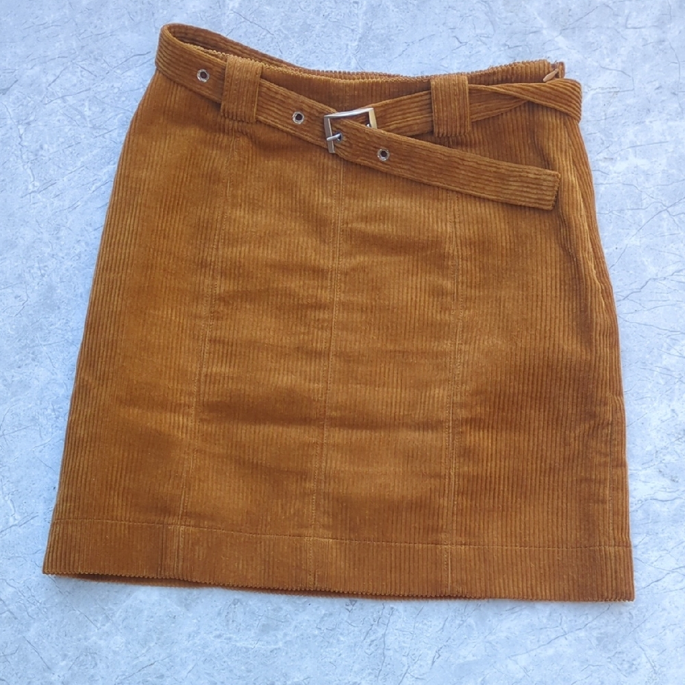 Urban Outfitters Brown Corduroy Mini Skirt